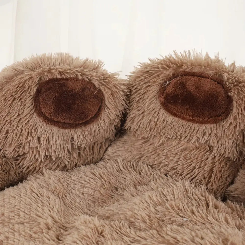 Fluffy Plush Dog Bed Large Small Pet Bed Sofa for Cats Puppy
