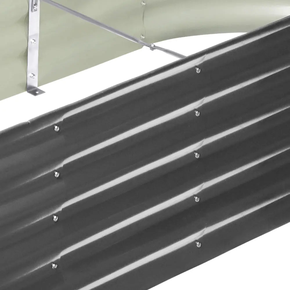 Galvanized Steel Raised Garden Bed Vegetable Planter