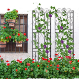 Garden Border Trellis High Metal Climbing Plants Support Trellis