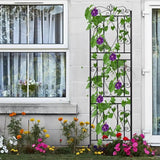 Garden Border Trellis High Metal Climbing Plants Support Trellis