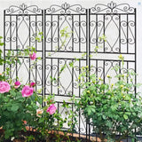 Garden Border Trellis High Metal Climbing Plants Support Trellis