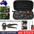 Garden Grafting Tool Kit for Fruit Trees: Grafting Pruner, Blades and Carry Case in One Set