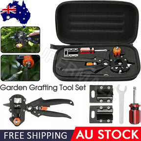 Garden Grafting Tool Kit for Fruit Trees: Grafting Pruner, Blades and Carry Case in One Set