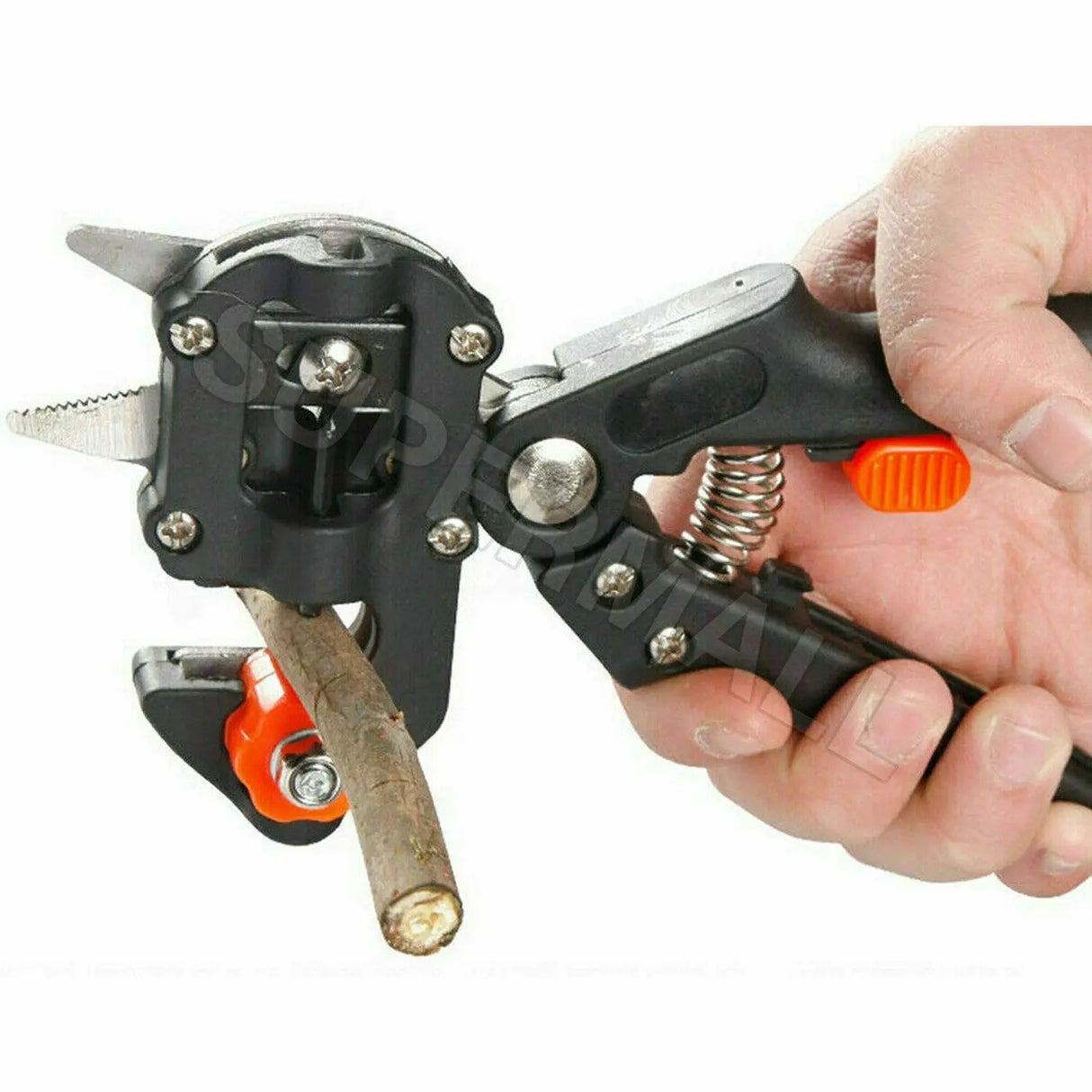 Garden Grafting Tool Kit for Fruit Trees: Grafting Pruner, Blades and Carry Case in One Set