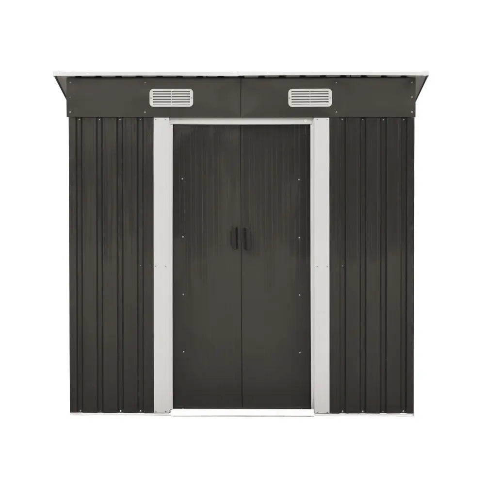 Garden Shed Workshop Cabin Metal House 1.94 by 1.21 m