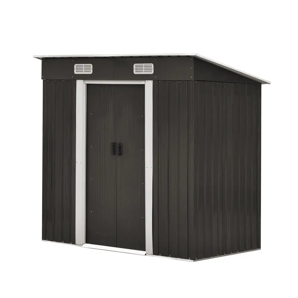 Garden Shed Workshop Cabin Metal House 1.94 by 1.21 m