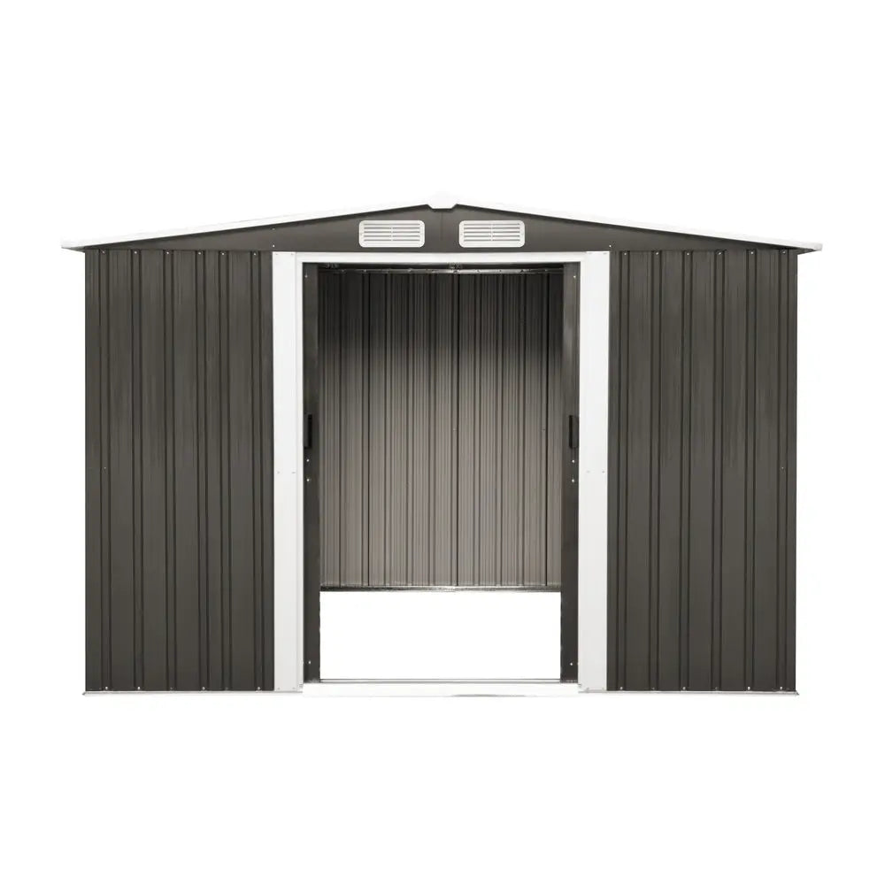 Garden Shed Workshop Cabin Metal House 2.57 by 2.05 m