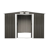 Garden Shed Workshop Cabin Metal House 2.57 by 2.05 m