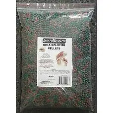 Elite Koi &amp; Goldfish Pellets 1kg Small 3mm: Everyday Pond Fish Food