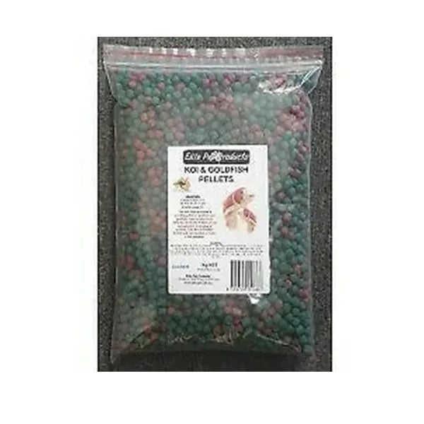 Goldfish Koi Pellets 1kg Small - 7mm Diameter Pellet AQF46 Elite Pet Products