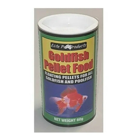 Elite Goldfish Pellet Food 60g – Floating Pellets for Goldfish & Pond Fish (ELIF14)