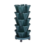 Green Fingers Garden Bed 5 Tier Vertical Garden Strawberry Stackable Planters Herbs Petunias Bonnyrigg Produce & Garden Supplies