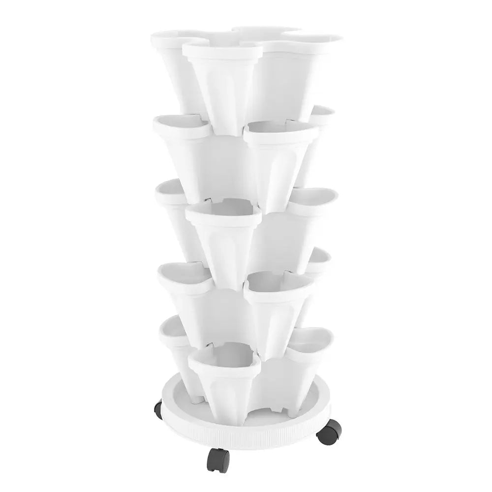 Green Fingers Garden Bed 5 Tier Vertical Garden Strawberry Stackable Planters Herbs Petunias Bonnyrigg Produce & Garden Supplies