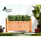 Green Fingers Garden Bed 60x30x33cm Wooden Planter Box Raised Container Growing Bonnyrigg Produce & Garden Supplies