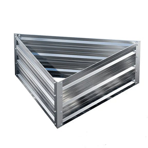 Green Fingers Garden Bed 86x86x30cm Planter Box Raised Container Galvanised Herb Bonnyrigg Produce & Garden Supplies