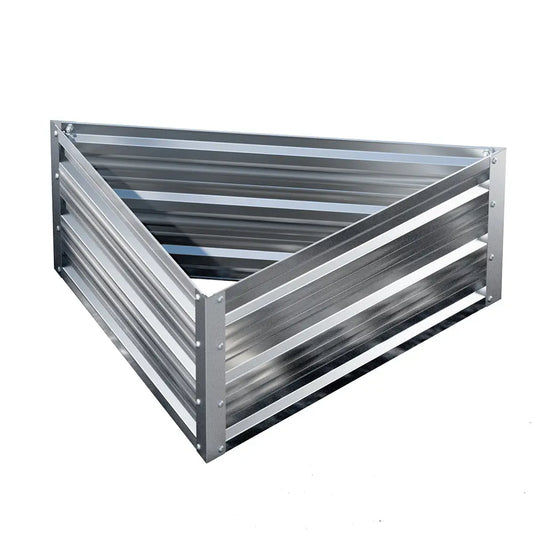 Green Fingers Garden Bed 86x86x30cm Planter Box Raised Container Galvanised Herb Bonnyrigg Produce & Garden Supplies