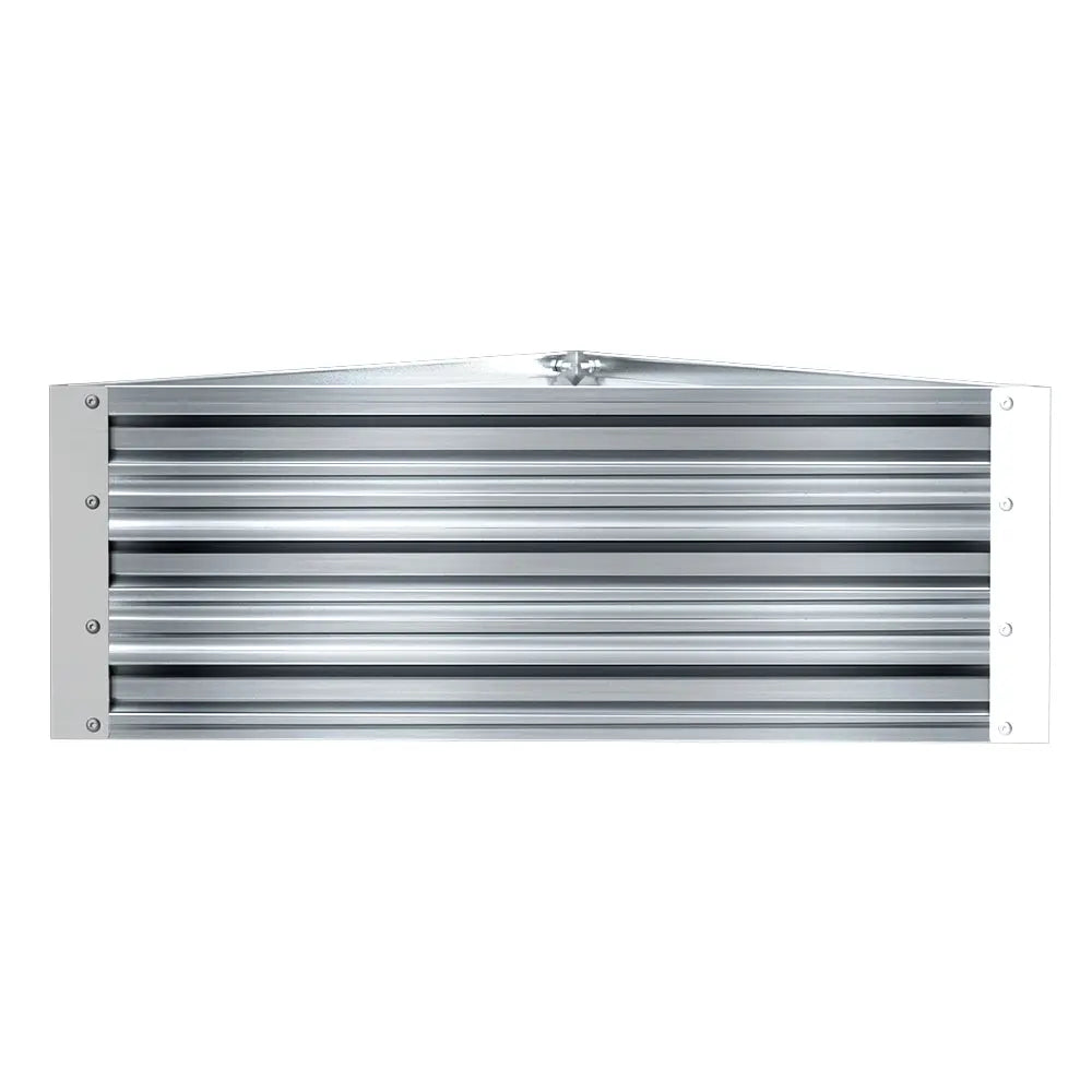 Green Fingers Garden Bed 86x86x30cm Planter Box Raised Container Galvanised Herb Bonnyrigg Produce & Garden Supplies