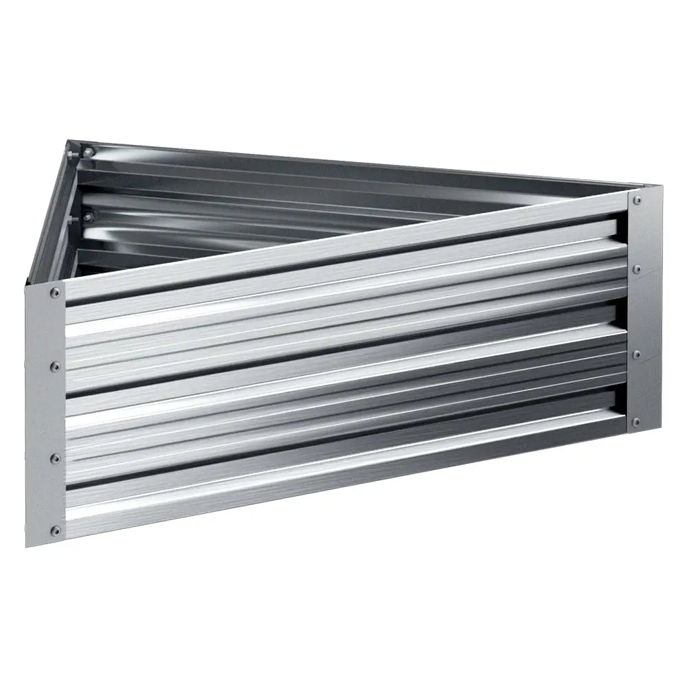 Green Fingers Garden Bed 86x86x30cm Planter Box Raised Container Galvanised Herb Bonnyrigg Produce & Garden Supplies
