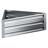 Green Fingers Garden Bed 86x86x30cm Planter Box Raised Container Galvanised Herb Bonnyrigg Produce & Garden Supplies