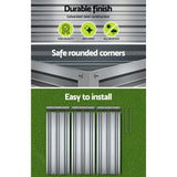 Green Fingers Garden Bed 86x86x30cm Planter Box Raised Container Galvanised Herb Bonnyrigg Produce & Garden Supplies