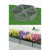 Green Fingers Garden Bed 86x86x30cm Planter Box Raised Container Galvanised Herb Bonnyrigg Produce & Garden Supplies