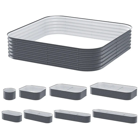 Green Fingers Garden Bed 9 In 1 Modular Planter Box 40CM height Bonnyrigg Produce & Garden Supplies