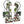Heart Shaped Plant Shelf Holder 6 Tiers Metal Indoor Plant Stand