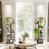 Heart Shaped Plant Shelf Holder 6 Tiers Metal Indoor Plant Stand
