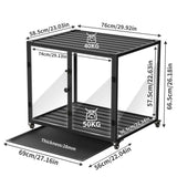 Heavy Duty Metal Pet Dog Playpen Foldable Pet Exercise Fence Cage