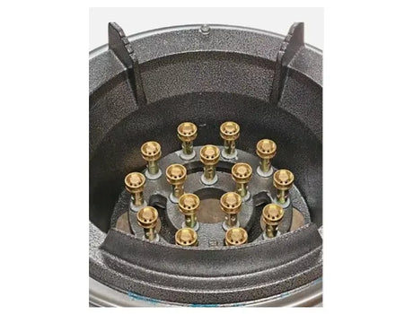 High Pressure 15 Pin Turbo Gas Wok Burner Stove - 150MJ LPG Commercial Outdoor Bonnyrigg Produce & Garden Supplies