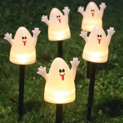 Holiday Lollipop Lights Festive Solar Outdoor Decorations