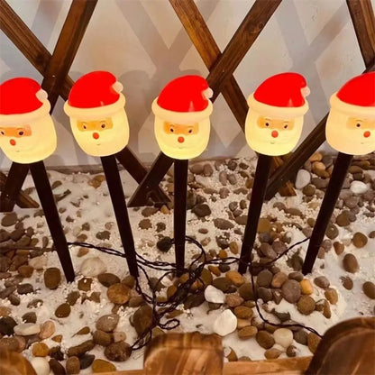 Holiday Lollipop Lights Festive Solar Outdoor Decorations