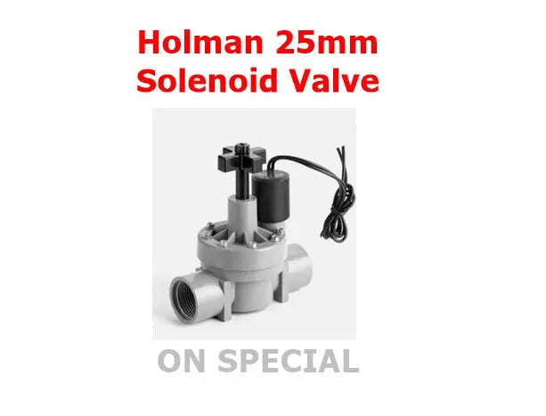 Holman 25mm Solenoid Valve With Flow Control Bonnyrigg Produce & Garden Supplies