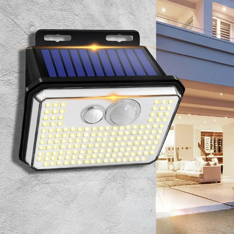 IP65 Waterproof Solar Outdoor Garden Lights Super Bright 148 LEDs