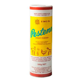Inca Pestene Insect Powder 500g: Lice, Mite and Flea Control for Pets and Livestock