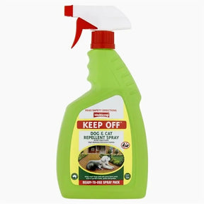 Keep Off Dog & Cat Repellent Spray 750mL – Non-Toxic, Sprays Directly on Plants
