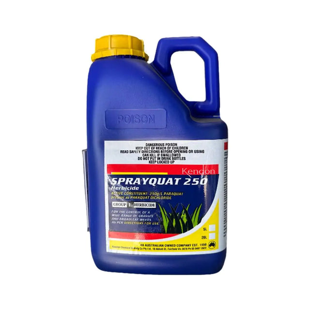 Kendon Sprayquat 250 Herbicide 5L – Fast-Acting Contact Weedkiller 

