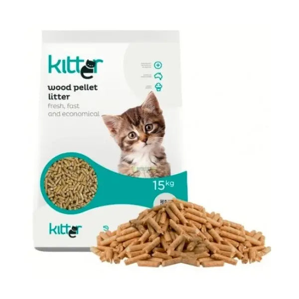 Kitter Wood Pellet Cat Litter Kitter