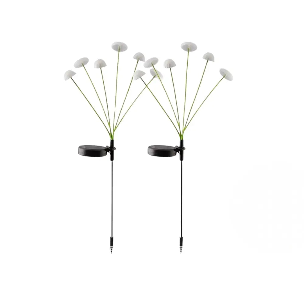 LED Solar Mushroom Lights Waterproof Yard Patio Pathway Jellyfish for Garden Ambiance