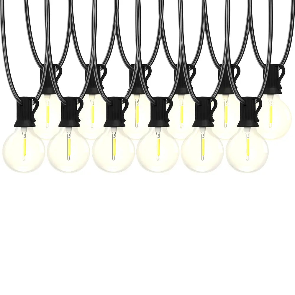 LUMIRO 12-Bulb Solar Patio String Lights | Multiple Modes