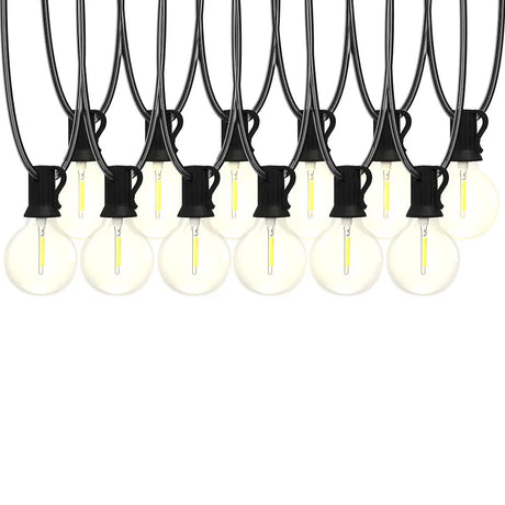 LUMIRO 12-Bulb Solar Patio String Lights | Multiple Modes