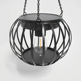 LUMIRO 2 Pack Outdoor Solar Hanging Lights Pumpkin Decorative Lantern