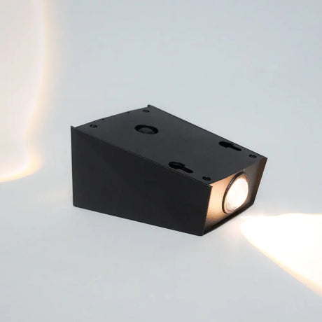 LUMIRO 2 Pack Solar Wall Lights UP and Down Fence Lighting