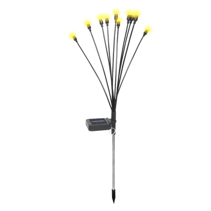 LUMIRO 4 Pack Solar Garden Lights Outdoor Firefly Lights