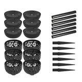 LUMIRO 6 Pack Weatherproof Solar Garden Lights -Warm Light