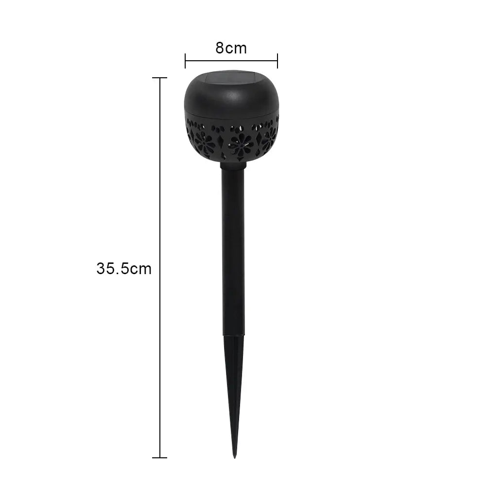 LUMIRO 6 Pack Weatherproof Solar Garden Lights -Warm Light