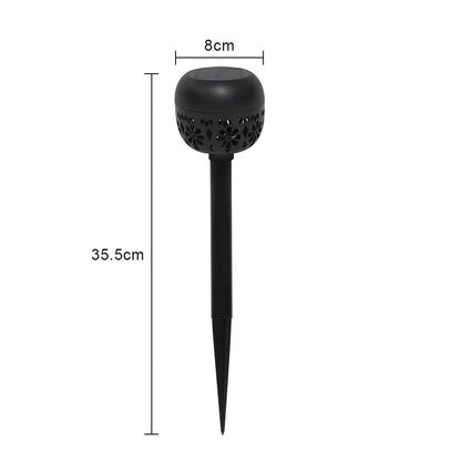 LUMIRO 6 Pack Weatherproof Solar Garden Lights -Warm Light