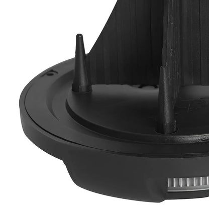 LUMIRO 8 Pack Solar Ground Lights Outdoor Walkway Lights -Warm Glow