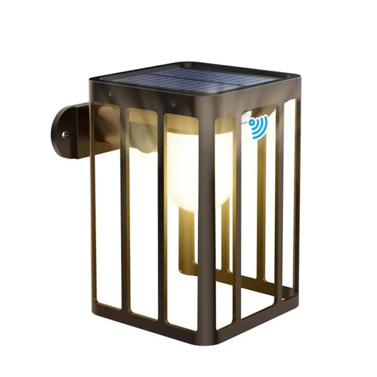 LUMIRO IP65 Solar Motion Porch Lights Outdoor Wall Light Fixtures - 3 Modes Motion Sensor