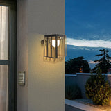LUMIRO IP65 Solar Motion Porch Lights Outdoor Wall Light Fixtures - 3 Modes Motion Sensor